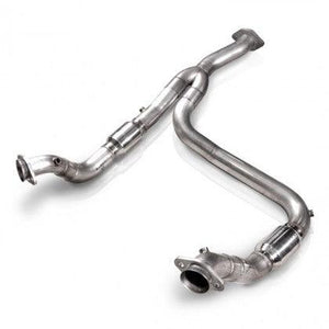 Stainless Works 2011-14 F-150 3.5L 3in Downpipe High-Flow Cats Y-Pipe Factory Connection - GUMOTORSPORT