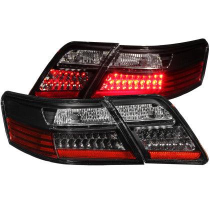 ANZO 2007-2009 Toyota Camry LED Taillights Black - GUMOTORSPORT