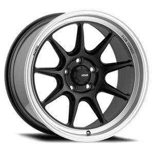 Konig Countergram 18x9.5A 5x114.3 ET35 Matte Black / Matte Machined Lip - GUMOTORSPORT