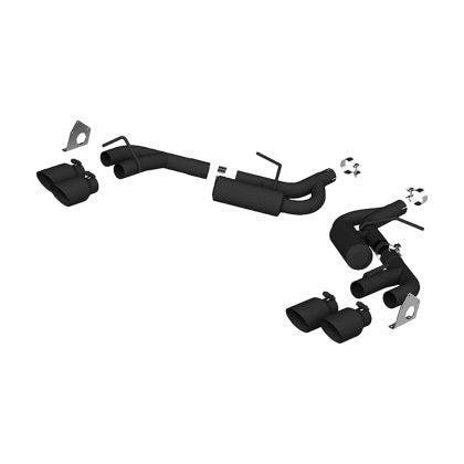 MBRP 16-21 Chevrolet Camaro V6 2.5in BLK NPP Dual Axle Back Exhaust w/ 4in Quad Dual Wall Tips - GUMOTORSPORT