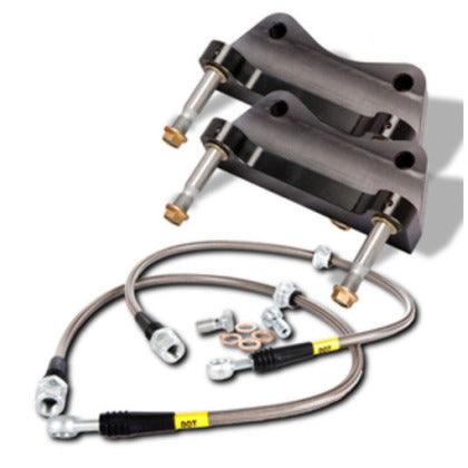 StopTech 98-05 Porsche 911 Carrera except Carrera 4 & 4S (Type 996/997) Big brake kit BBK Front ST-40 4-Piston Cal - GUMOTORSPORT