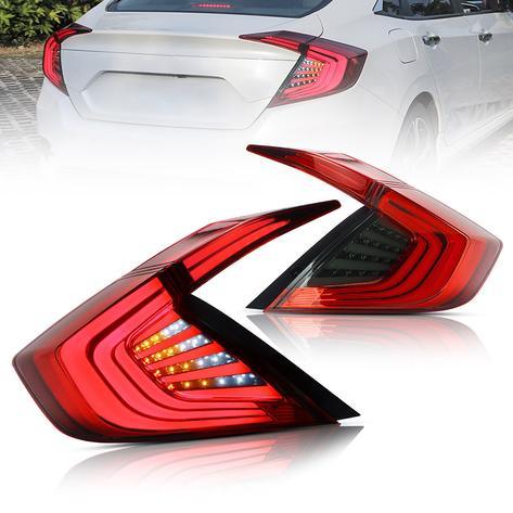 VLAND Full LED Taillights For Honda Civic 10 Gen Sedan ( Not for Hatchback/ Type R) 2016 - 2021 - GUMOTORSPORT