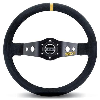 Sparco Steering Wheel R215 Suede Black - GUMOTORSPORT