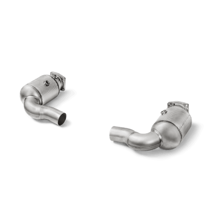 Akrapovic 16-17 Porsche 911 Turbo/Turbo S (991.2) Link Pipe Set w/ Cat (SS) - GUMOTORSPORT