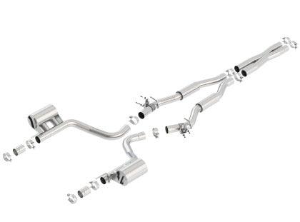 Borla 2015-2022 Dodge Challenger SRT Hellcat Cat-Back Exhaust System S-Type Part # 140642 - GUMOTORSPORT