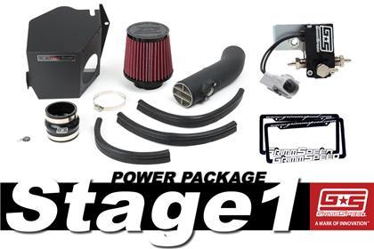 GrimmSpeed Stage 1 Power Package Black / Red - Subaru STI 2015+ - GUMOTORSPORT