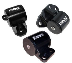 Torque Solution 3pc Billet Engine Mount Kit (2bolt): 92-95 Honda Civic/94-01 Integra/93-97 Del Sol - GUMOTORSPORT