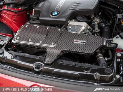 AWE Tuning BMW 228i/320i/328i/428i S-FLO Carbon Intake - GUMOTORSPORT