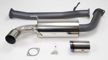 HKS RX8 75mm Single TI-tip Hi Power Cat-back Exhaust - GUMOTORSPORT