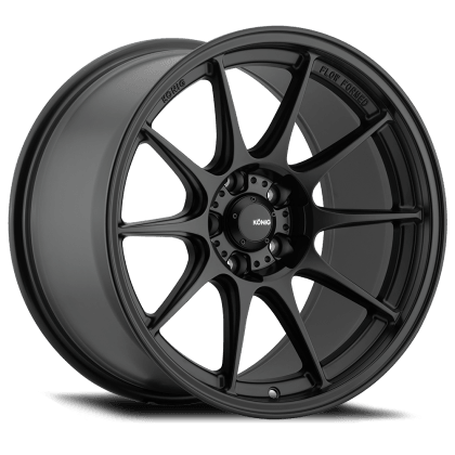 Konig Dekagram 15x8 4x100 ET25 Semi-Matte Black - GUMOTORSPORT