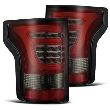 AlphaRex 15-17 Ford F-150 (Excl Models w/Blind Spot Sensor) PRO-Series LED Tail Lights Red Smoke - GUMOTORSPORT