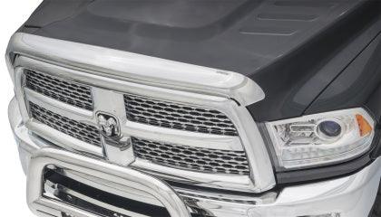 Stampede 2010-2019 Dodge Ram 2500 Vigilante Premium Hood Protector - Chrome - GUMOTORSPORT