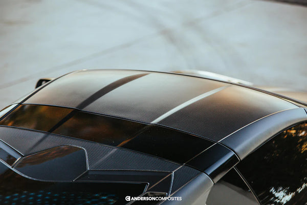 Anderson Composites 2020 + Chevrolet Corvette C8 Dry Carbon Roof Replacement - GUMOTORSPORT