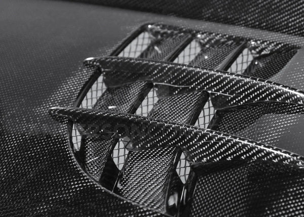 Anderson Composites 2010 - 2015 Chevy Camaro TTII-Style Carbon Fiber Hood - GUMOTORSPORT