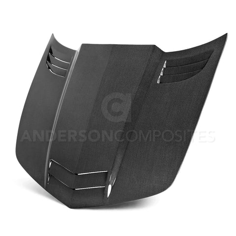 Anderson Composites 2010 - 2015 Chevy Camaro TT-Style Carbon Fiber Hood - GUMOTORSPORT