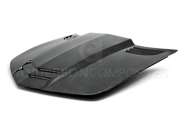 Anderson Composites 2010 - 2015 Chevy Camaro TT-Style Carbon Fiber Hood - GUMOTORSPORT