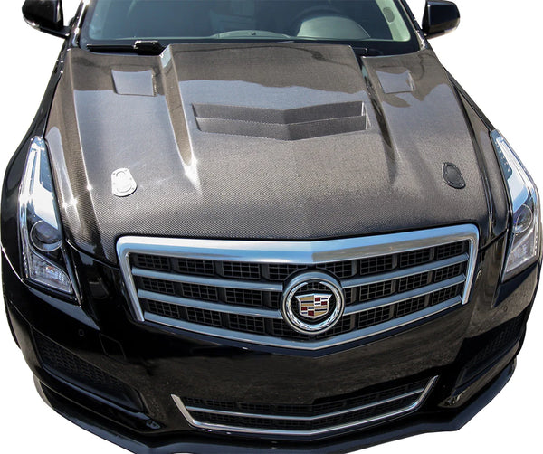 Anderson Composites 2013 - 2015 Cadillac ATS Type-VT Hood - GUMOTORSPORT