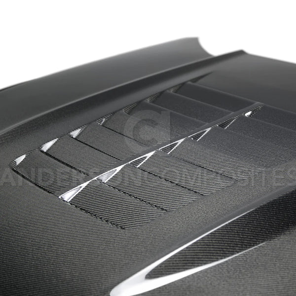 Anderson Composites 2015 - 2017 Ford Mustang (Excl. GT350/GT350R) Double Sided Type-GT5 Carbon Fiber Hood - GUMOTORSPORT