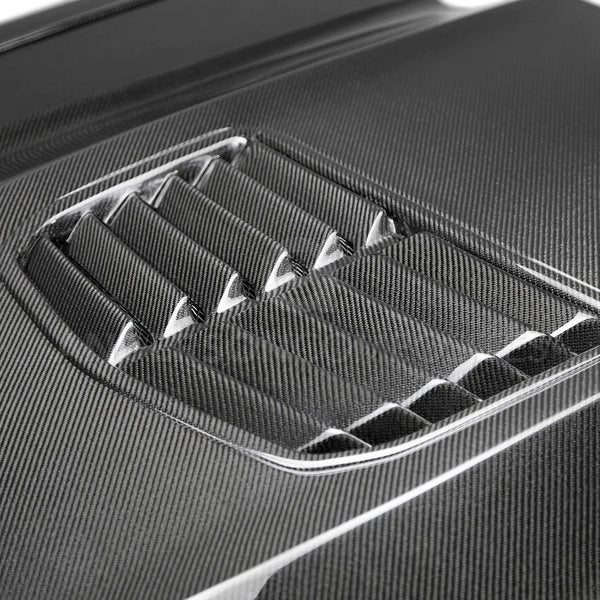 Anderson Composites 2016 - 2021 Chevrolet Camaro Double Sided Carbon Fiber Type-T2 Style Hood - GUMOTORSPORT