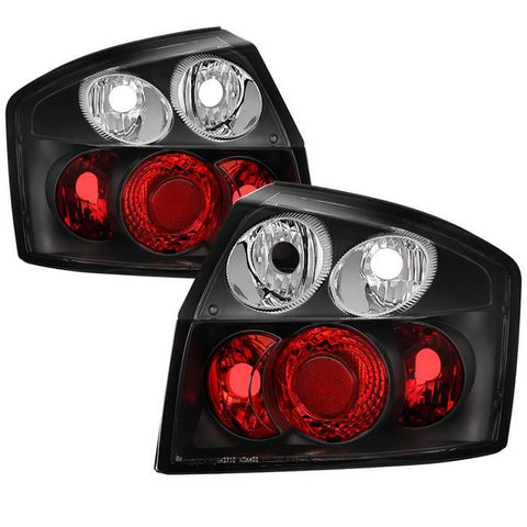 Spyder 2002 - 2005 Audi A4 (Excl Convertible/Wagon) Euro Style Tail Lights - Black (ALT-YD-AA402-BK) - GUMOTORSPORT