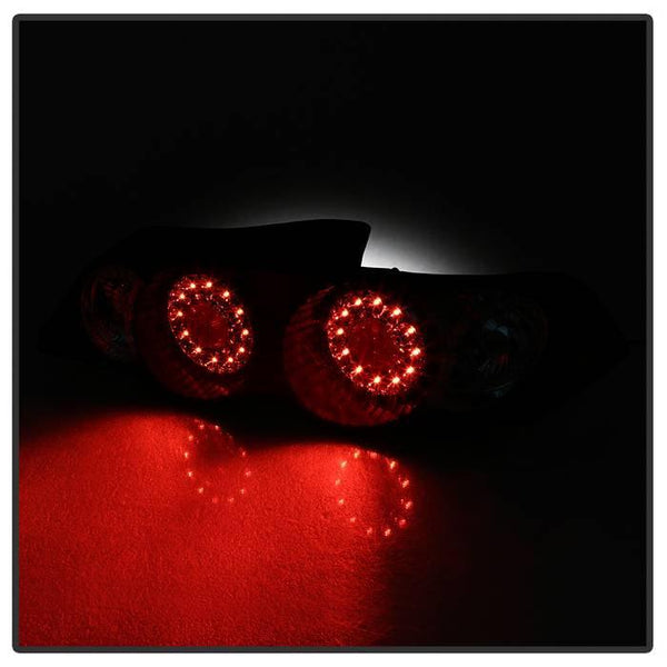 Spyder Acura RSX 02-04 LED Tail Lights Black ALT-YD-ARSX02-LED-BK - GUMOTORSPORT