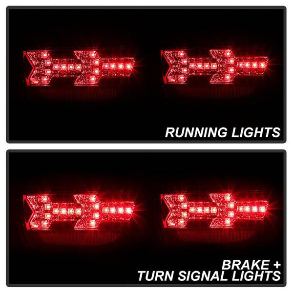 Spyder Chevy Camaro 2010 - 2013 LED Tail Lights Black ALT-YD-CCAM2010-LED-BK - GUMOTORSPORT