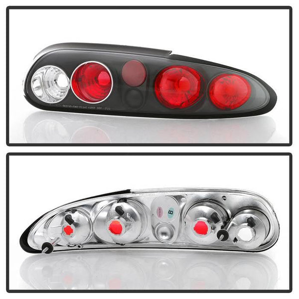 Spyder Chevy Camaro 1993 - 2002 Euro Style Tail Lights Black ALT-YD-CCAM98-BK - GUMOTORSPORT
