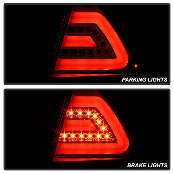 Spyder Chevy Impala 2006-2013 LED Tail Lights Red Clear ALT-YD-CHIP06-LED-RC - GUMOTORSPORT