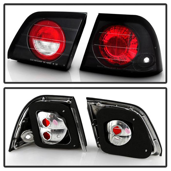 Spyder Nissan Maxima 1997 - 1999 Euro Style Tail Lights Black ALT-YD-NM97-BK - GUMOTORSPORT