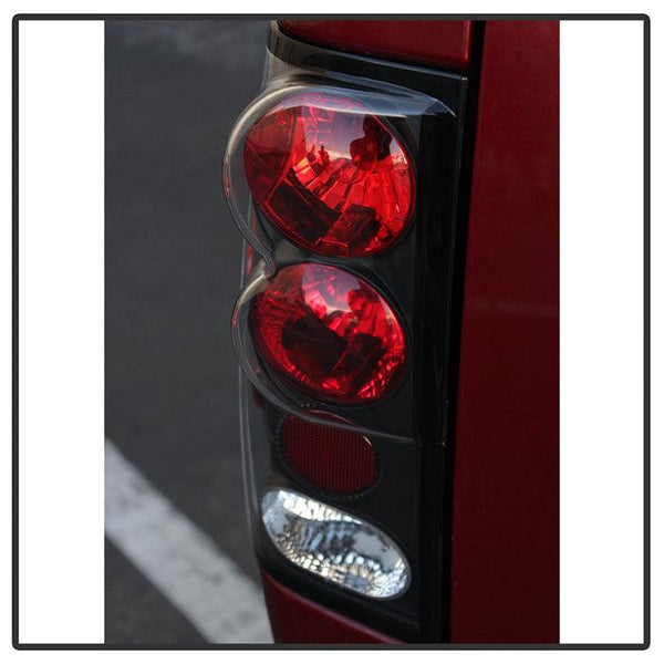 Spyder Nissan Titan 2004 - 2015 Euro Style Tail Lights Black ALT-YD-NTI04-BK - GUMOTORSPORT