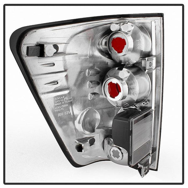 Spyder Nissan Titan 2004 - 2015 Euro Style Tail Lights Black ALT-YD-NTI04-BK - GUMOTORSPORT