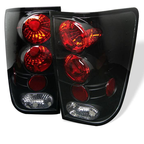 Spyder Nissan Titan 2004 - 2015 Euro Style Tail Lights Black ALT-YD-NTI04-BK - GUMOTORSPORT