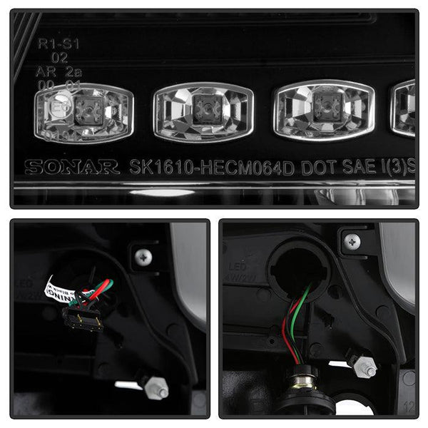 Spyder Pontiac G8 2008 - 2009 LED Tail Lights Blk ALT-YD-PG808-LED-BK - GUMOTORSPORT