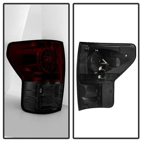 Spyder Toyota Tundra 2007 - 2013 LED Tail lights Red Smoke ALT-YD-TTU07-LED-RS - GUMOTORSPORT