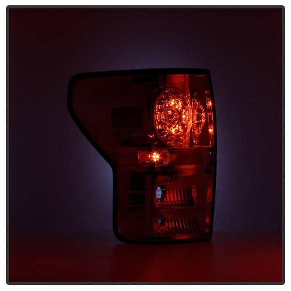 Spyder Toyota Tundra 2007 - 2013 LED Tail lights Red Smoke ALT-YD-TTU07-LED-RS - GUMOTORSPORT