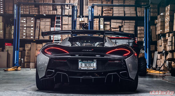 VR Aero McLaren 570S/570GT/570S Spider Carbon Fiber GT4 Style Rear Spoiler