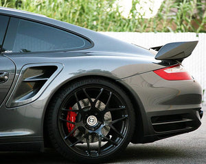 VR Aero Carbon Fiber GT2 Style Add-on Rear Wing Porsche 997 TT 07-13 - GUMOTORSPORT