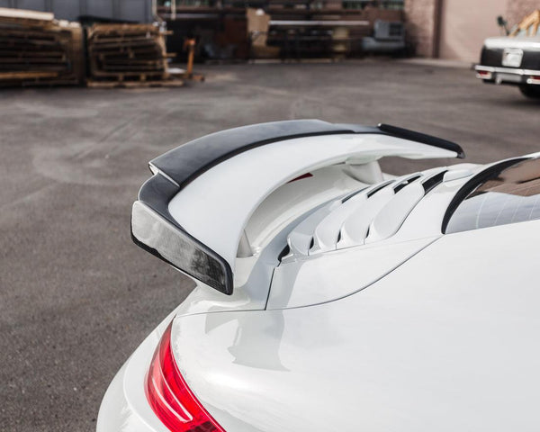 VR Aero Carbon Fiber Wing Lip Spoiler Porsche 991 Turbo | Turbo S - GUMOTORSPORT