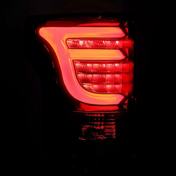 AlphaRex 15-17 Ford F-150 (Excl Models w/Blind Spot Sensor) PRO-Series LED Tail Lights Red Smoke - GUMOTORSPORT