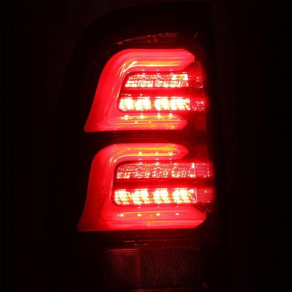 AlphaRex 97-03 Ford F-150 (Excl 4 Door SuperCrew Cab) PRO-Series LED Tail Lights Jet Black - GUMOTORSPORT