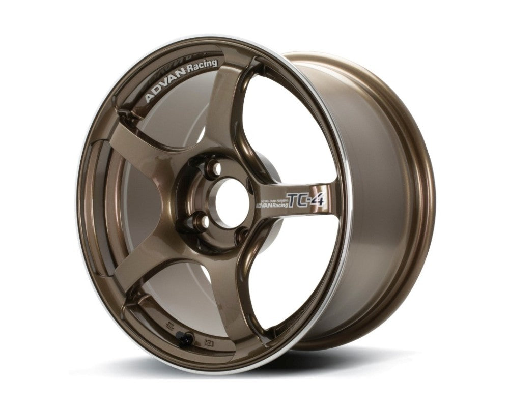 Advan TC4 17x9.0 +35 5x114.3 Umber Bronze Metallic & Ring Wheel