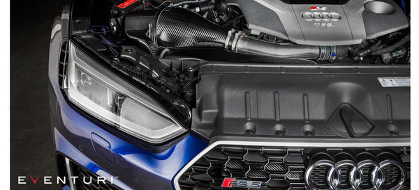 Eventuri Audi B9 RS5/RS4 - Black Carbon Intake w/ Secondary Duct - GUMOTORSPORT