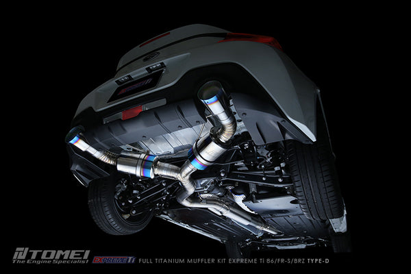 Tomei Type-D Dual-Exit Catback Exhaust | 2013-2021 Subaru BRZ/Scion FR-S/Toyota 86 and 2022 + Subaru BRZ/Toyota GR86 (TB6090-SB05B)