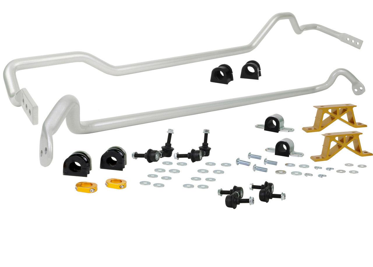 Whiteline Front and Rear Sway Bar Kit w/ Endlinks - 2005-2006 Subaru STI - GUMOTORSPORT