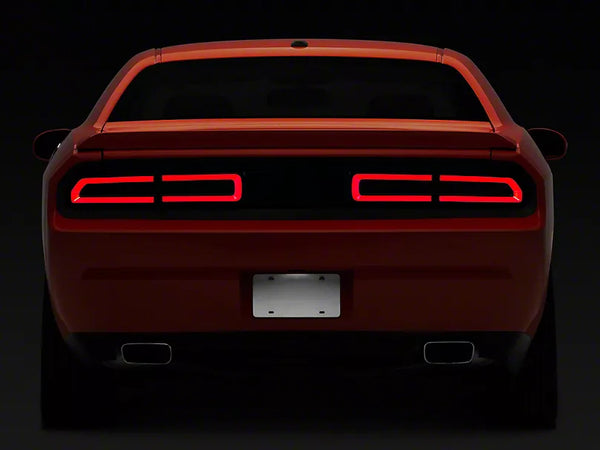 Raxiom 2008 - 2014 Challenger LED Tail Lights- Black Housing (Smoked Lens)