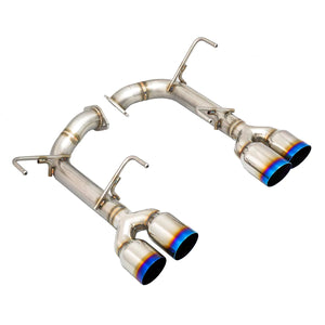 Remark Axle Back Exhaust Muffler Delete Burnt Single Wall Tips - Subaru WRX / STI 2015+ - GUMOTORSPORT