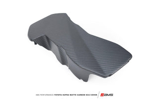 AMS Performance 2020+ Toyota GR Supra Carbon Fiber ECU Cover - Matte Carbon - GUMOTORSPORT