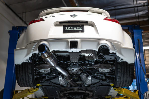 Remark 2009+ Nissan 370Z Cat-Back Exhaust R1-Spec w/Single Titanium Exit