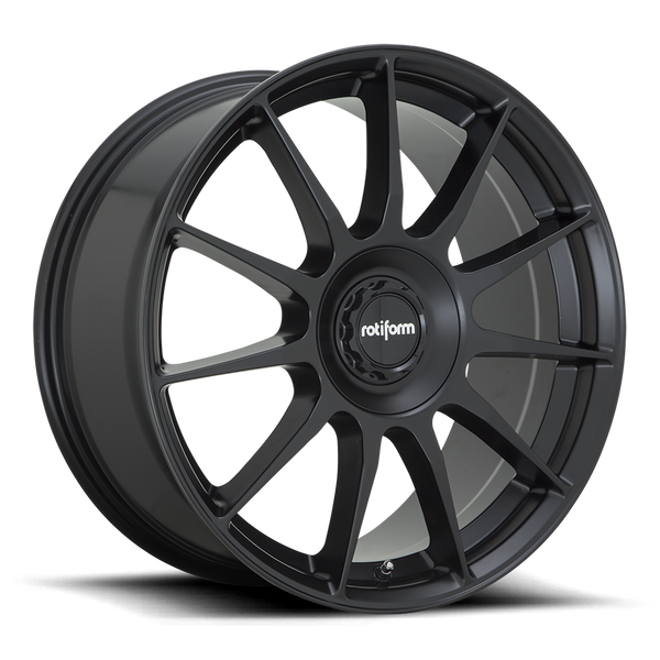 Rotiform R168 DTM Wheel 19x8.5 5x112 / 5x120 45 Offset - Satin Black