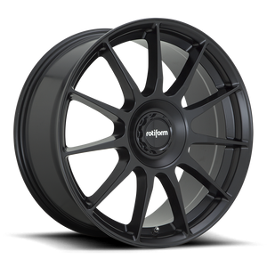 Rotiform R168 DTM Wheel 19x8.5 5x108 / 5x114.3 35 Offset - Satin Black